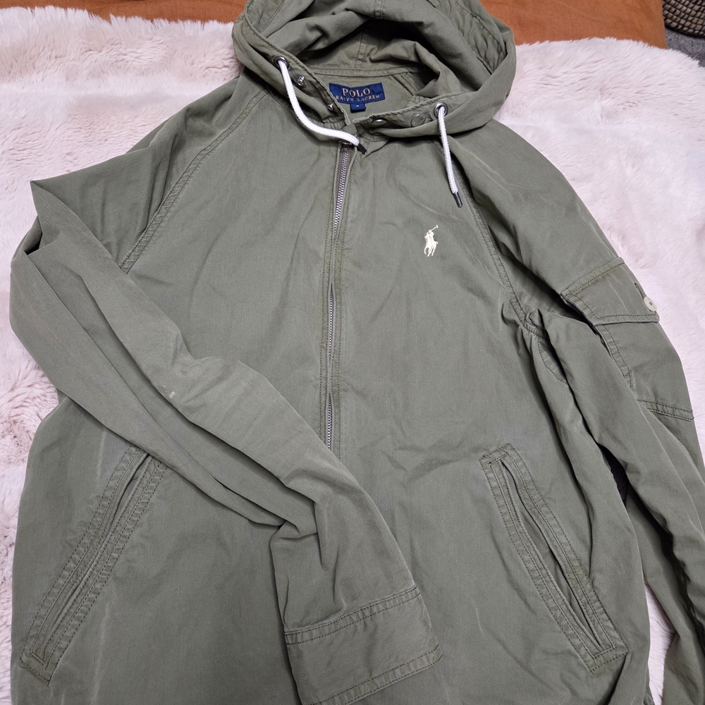 Polo by Ralph Lauren Olive Green Hooded Jacket for Men - Picture 2 of 7